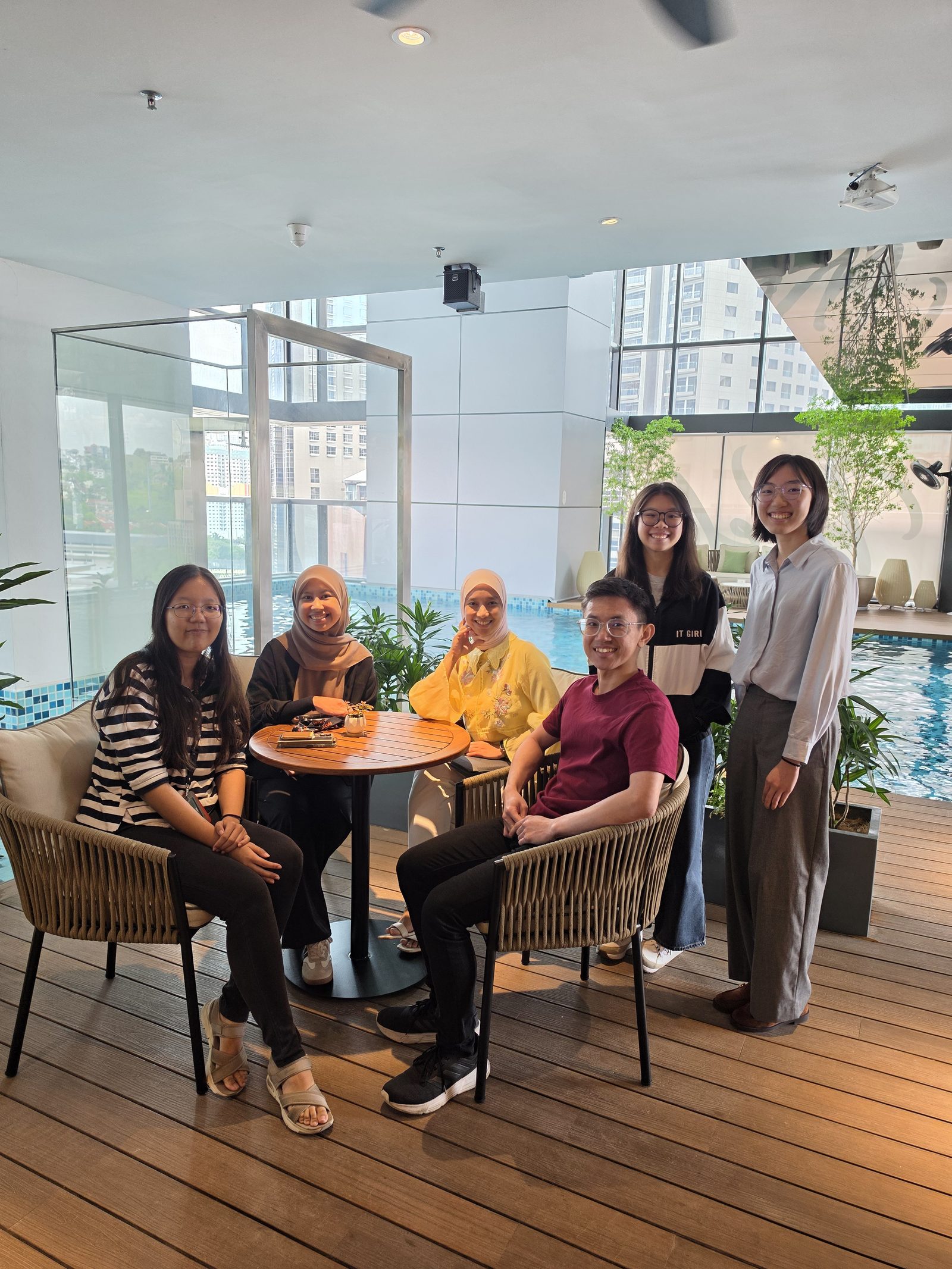 The Prima Nexus team together outside the lab