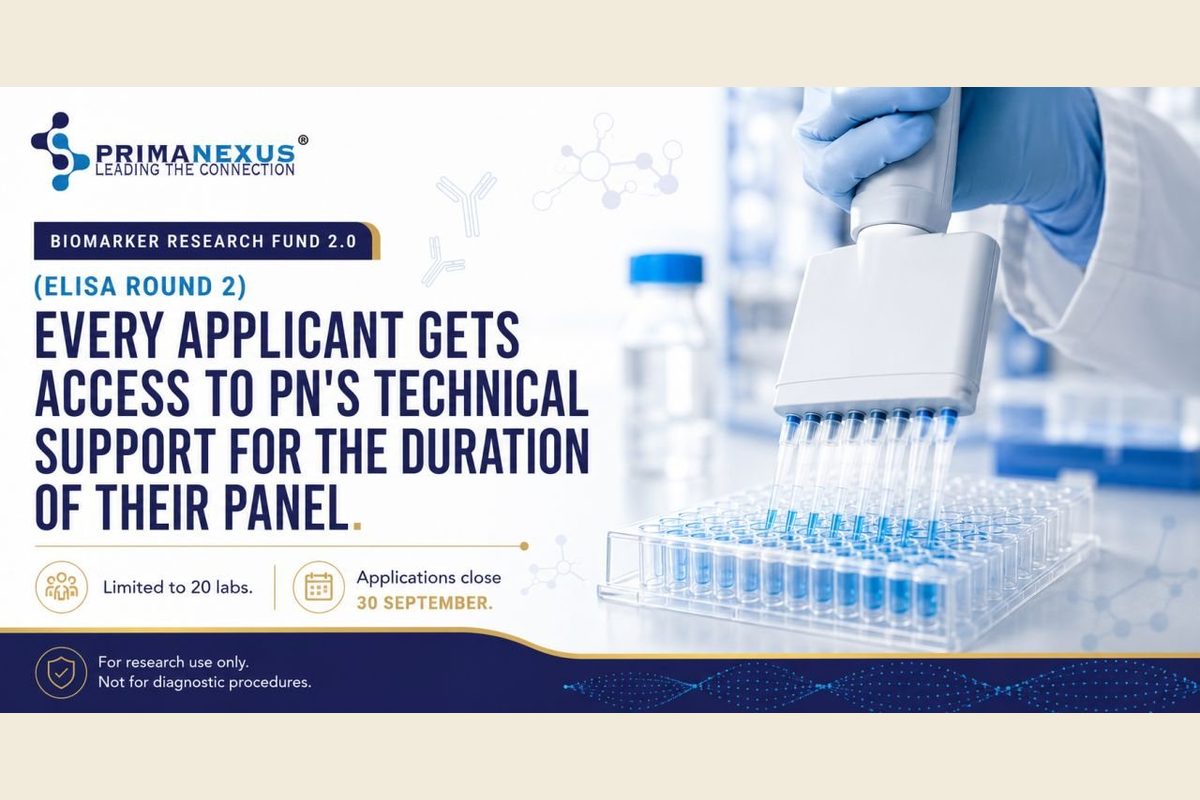 Biomarker Research Fund 2.0 announcement: every applicant gets access to Prima Nexus technical support