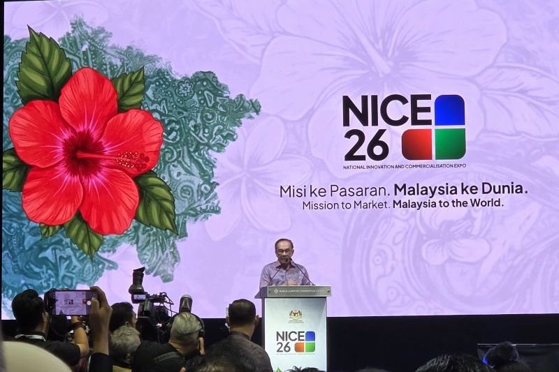 The NICE 2026 opening ceremony stage at the Kuala Lumpur Convention Centre