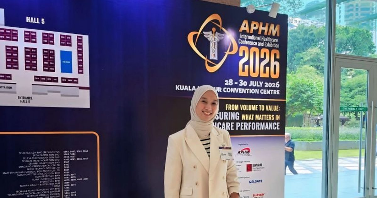 Nura Samsuddin of Prima Nexus at the APHM International Healthcare Conference and Exhibition 2026