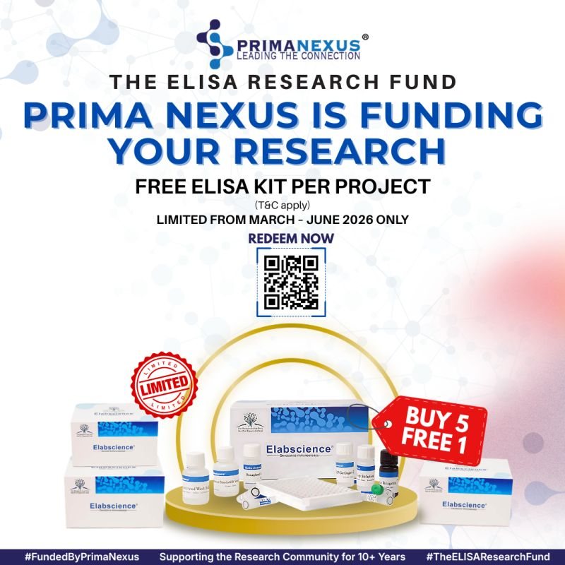 The ELISA Research Fund: Prima Nexus is funding your research, one free ELISA kit per project