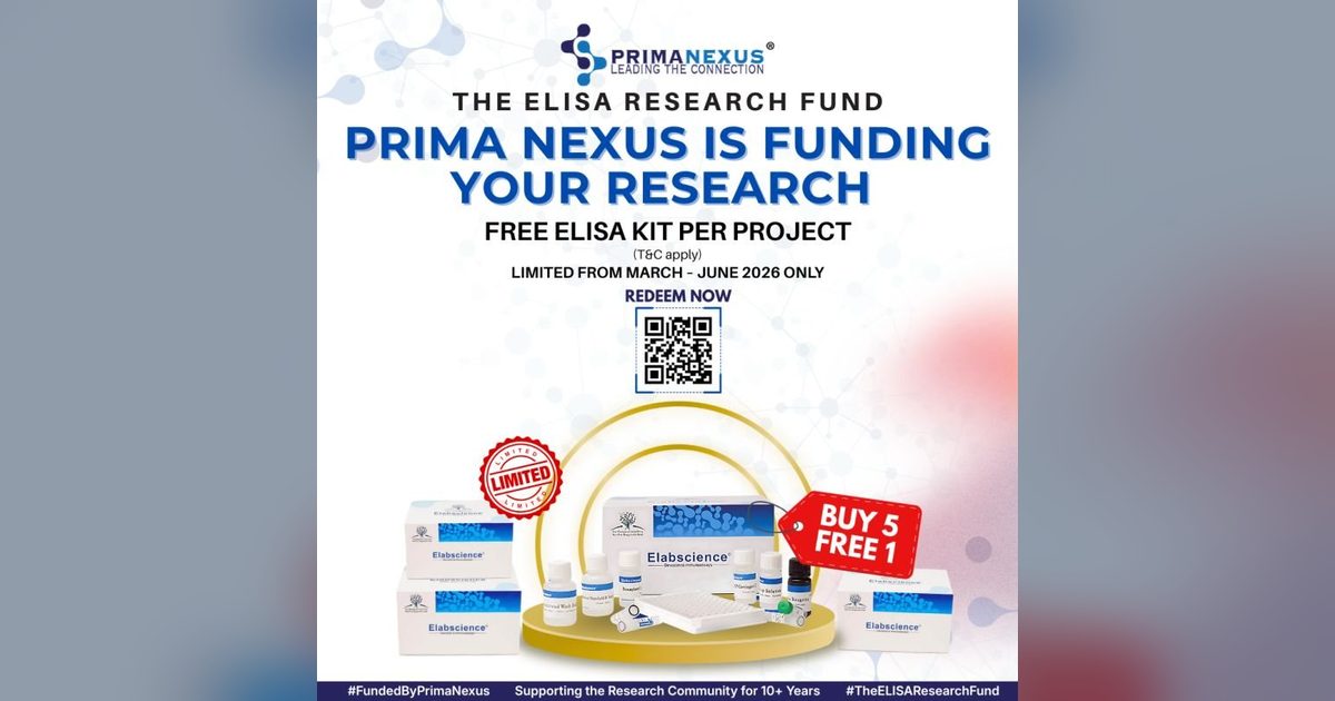 The ELISA Research Fund: Prima Nexus is funding your research, one free ELISA kit per project